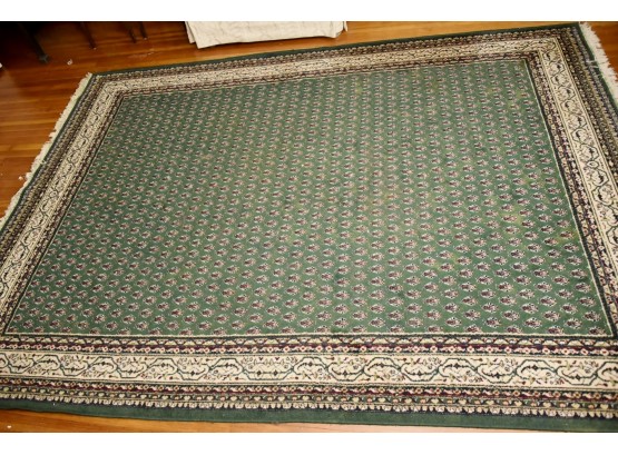 Handwoven Wool Carpet 93 X 131