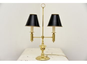 Double Brass Student Lamp