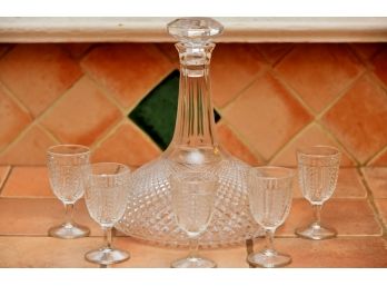 Amazing Crystal Decanter And Glasses