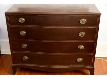 Vintage Mahogany Chest Of Drawers 44 X 22 X 36 (for Restoration)