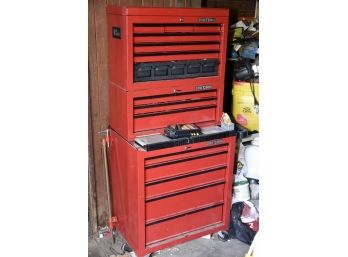Large Craftsman Tool Box With Tools