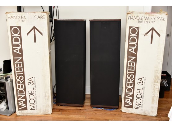 Vandersteen Audio Model 3A Speakers With Original Boxes