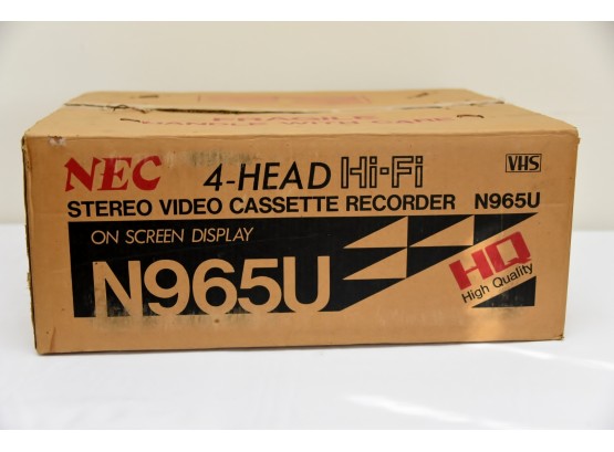 NEC VCR Model N965U With Original Box (Read Description)