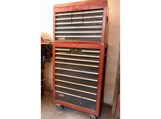 Red Craftsman Tool Chest (Located In Basement, Bring Help To Remove) 26 X 18 X 58