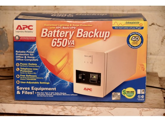 APC 650 VA Battery Backup