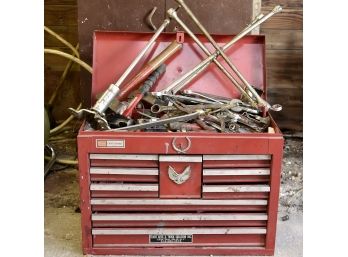 Large Craftsman Tool Box With Contents Included