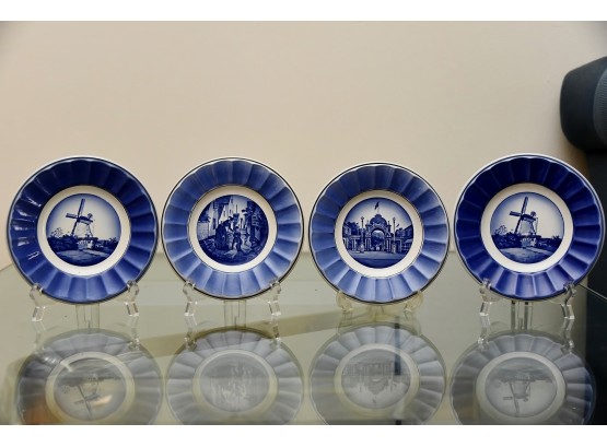 Tivoli Royal Copenhagen Blue And White Display Plates
