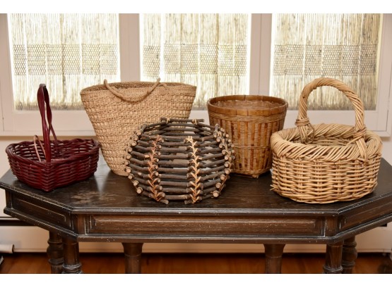 Lovely Collection Of Wicker Baskets