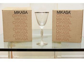 Set Of 8 New In Box Mikassa Glasses