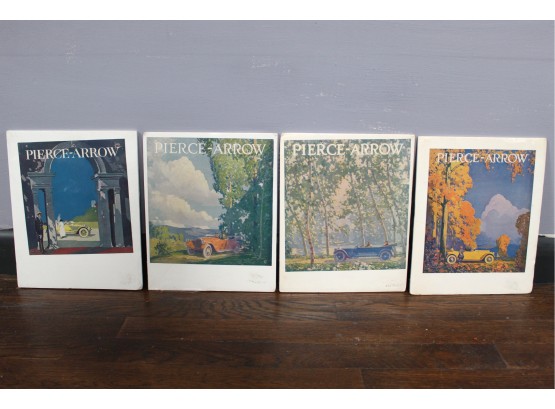 Set Of 4 Pierce Arrow Prints