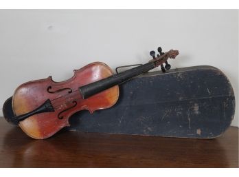 Antique Violin & Bow With Original 'G&B' Improved Case