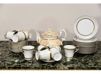 Plates And Tea Pot