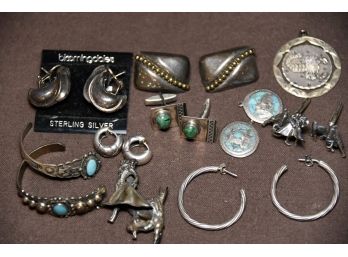 925 Sterling Silver Jewelry 111g Total Weight