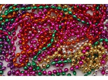 Marti Gras Metalic Tri-Colored Bead Collection
