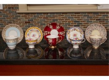 Antique Tea Cup And Saucer Collection