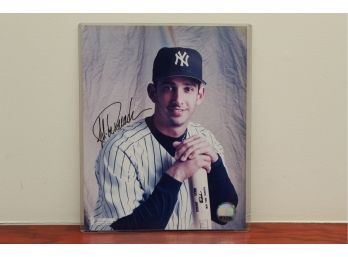 Jorge Posada Authographed 8 X 10 Photo With Certification
