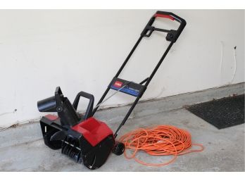 Toro Electric Snow Thrower With Extension Cord