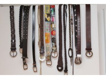 Women's Belt Collection (Mostly Small And Medium)