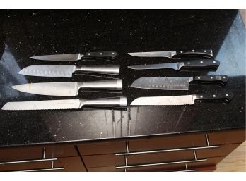 Collection Of Assorted Kitchen Knives