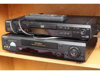 VCR And DVD Player