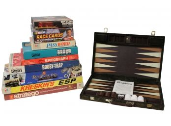Vintage Board Game Lot 1 Including Backgammon