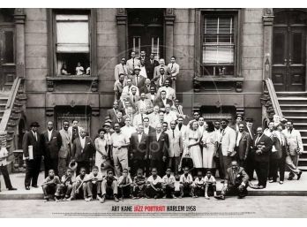 Art Kane 'A Great Day In Harlem' Jazz Portrait 1958 Art Print Poster 24' X 35' (Read Description)