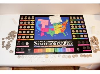 Quarter Dimes And Nickel Coin Collection