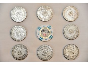 Vintage Casino Coins And Chip
