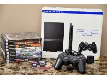 Playstation 2 With Console And Games