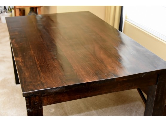 Pier 1 Imports Hand Scrapped Oak Table 60.5 X 36.5 X 30