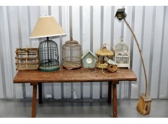 Birdhouse Assortment For Display Of Decor