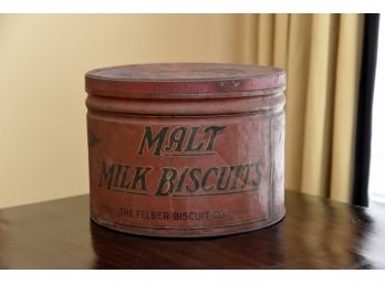 Antique Malt Milk Biscuit Tin