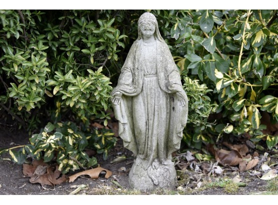 Outdoor Cement Religious Garden Statue