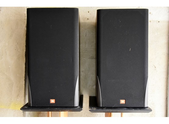 JBL Model MR 28 Speakers With Stands