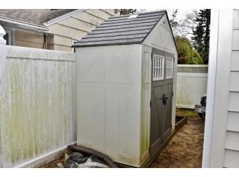 4 X 8 Craftsman Outdoor Resin Shed Like New