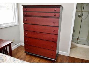 Cherry Tall Chest Of Drawers 40 X 19 X 58