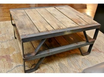 Antique Dunnage Rack Reclaimed Wood Coffee Table 30 X 25 X 15