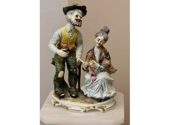 RARE Capodimonte Porcelain Figurine 'Timeless Love'