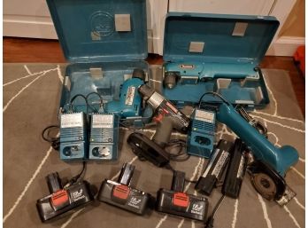 Makita And Craftsman Cordless Drills , Batteries And Chargers