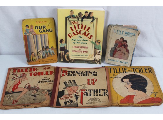 Vintage Book Lot Including 1930's Tillie The Toiler
