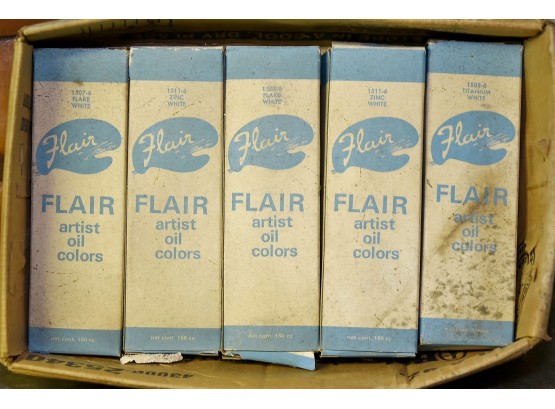 Flair Artist Oil Colors New (Still Soft To The Touch)