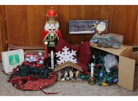Assortment Of Christmas Decorations
