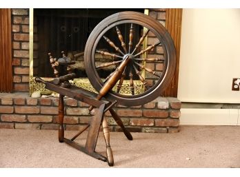 19th Century Antique Spinning Wheel