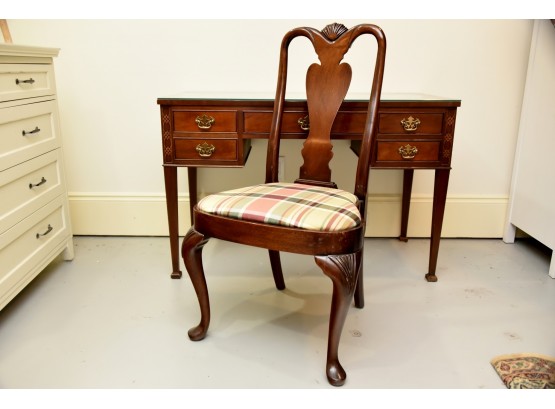 Baker Furniture Chippendale Mahogany Desk Chair
