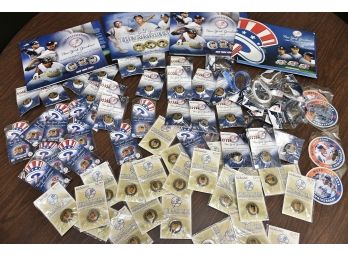 NY Yankees Collectors Lot Including Pins And More