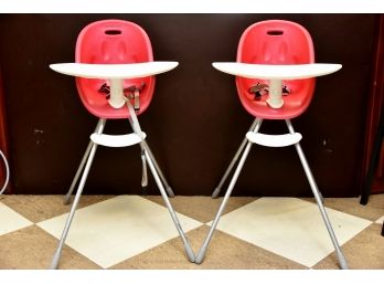 Phil & Teds Poppy Cranberry High Chairs- 21'L X 20'W X 39'H