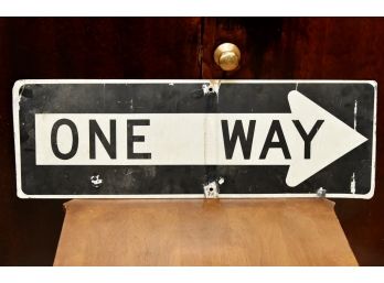 One Way Sign 32' X 12'