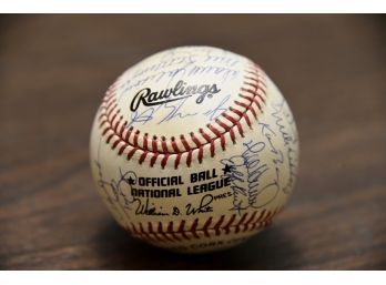 1992 New York Mets Team Signed Baseball (Authenticity Unknown, Sold As Is)