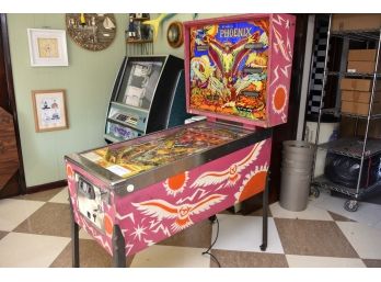 1978 Williams Phoenix Pinball Machine (Refurbished & Working, View Video In Description)