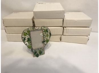 DECORATIVE HEART SHAPE PICTURE FRAME LOT OF 10 NEW